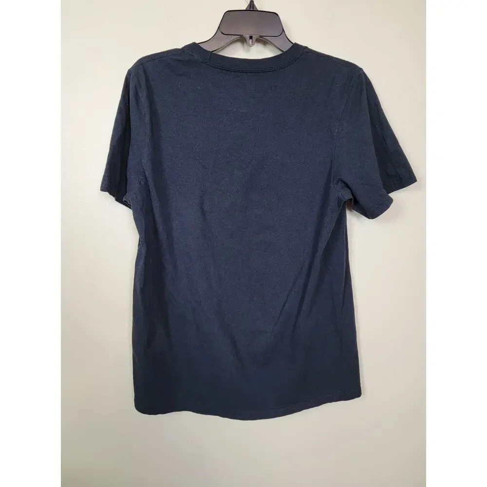 Adidas Amplifier Tee T-Shirt Men's Medium Black Logo Short Sleeve Cotton